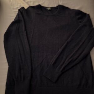 Todd Snyder Waffle cashmere crew neck sweater, XXL Dark heather gray